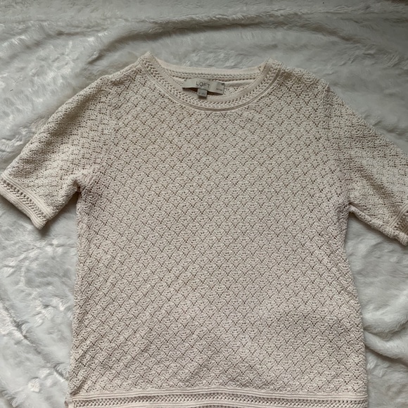 The Loft Petite Crochet Shirt - Picture 3 of 4